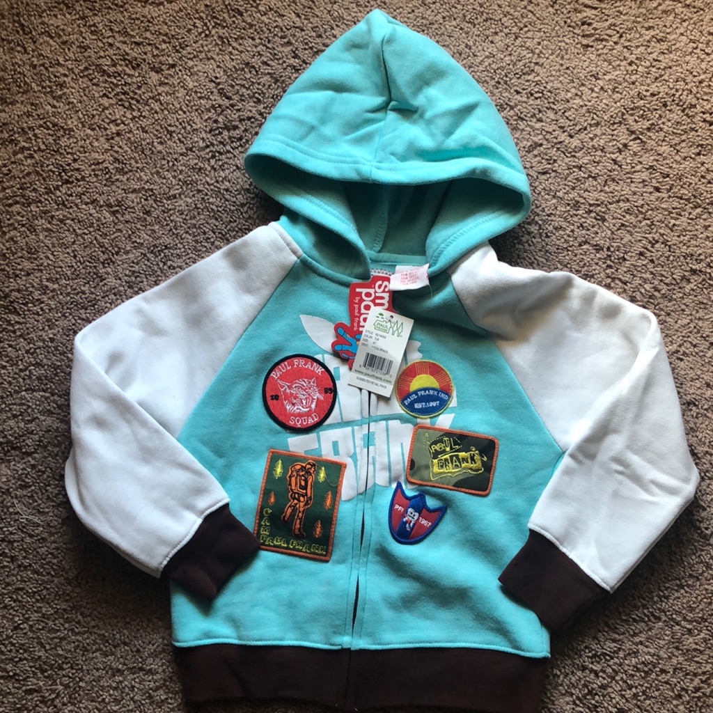 Kids Small Paul By Paul Frank Hoodie